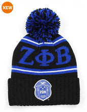 Load image into Gallery viewer, Zeta Phi Beta Beanie with Ball