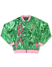 Load image into Gallery viewer, AKA Sequin Jacket