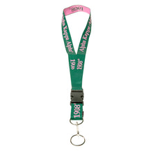 Load image into Gallery viewer, AKA Woven Embroidered Lanyard