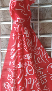 Delta Sigma Theta Silk Scarf