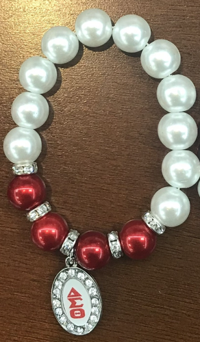 Delta Sigma Theta Stretch Bracelet