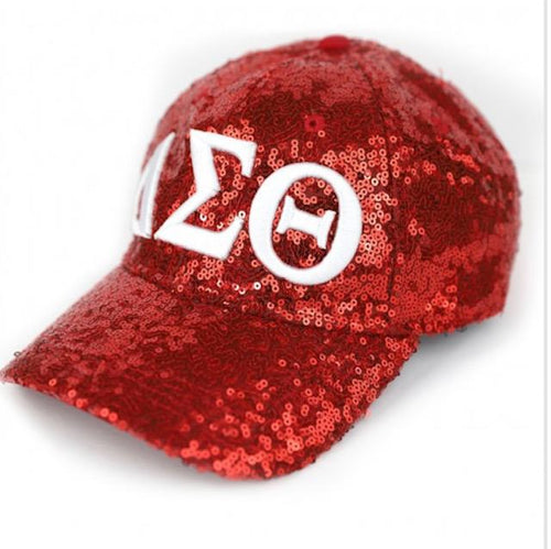 Delta Sigma Theta Sequin Cap