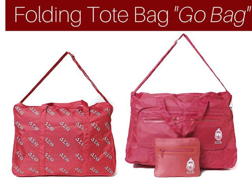 Delta Sigma Theta Folding Tote Bag
