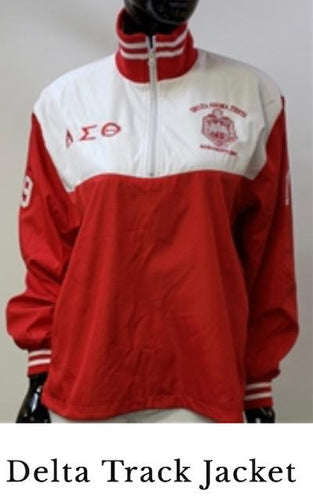 Delta Sigma Theta Half-Zip Track Jacket