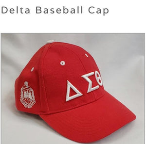 Delta Sigma Theta Red Baseball Cap