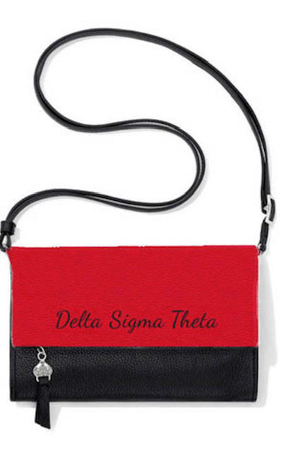 Delta Red/Black Crossbody bag