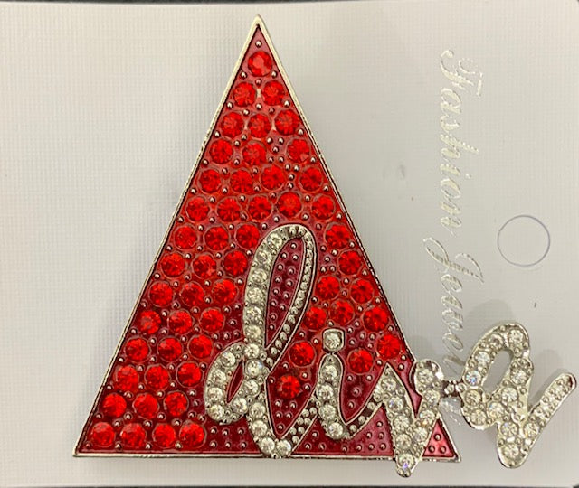 Delta sigma theta brooch sale