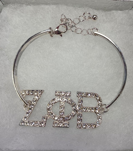 Zeta Phi Beta Bling Bracelet