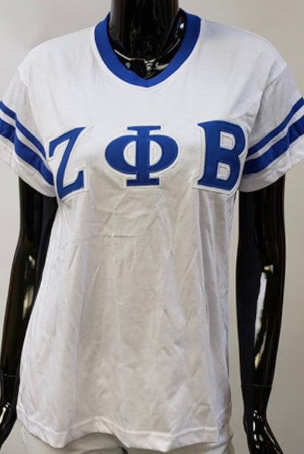 Zeta V-neck Ringer T-shirt