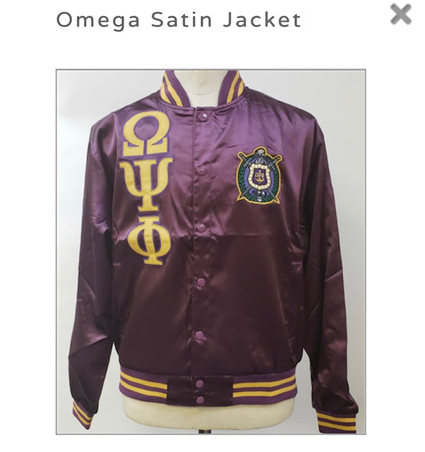 Omega Psi Phi Satin Jacket