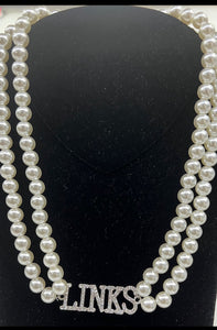 LINKS Double Strand Pearl Neglace