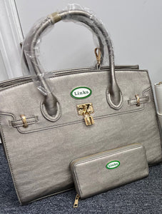 Links White Bag with Matching Wallet
