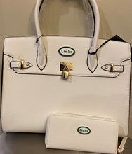 Load image into Gallery viewer, Links White Bag with Matching Wallet