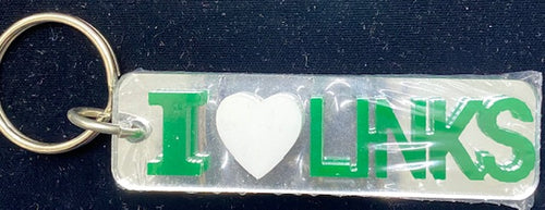 Links Love Mirrored Keychain