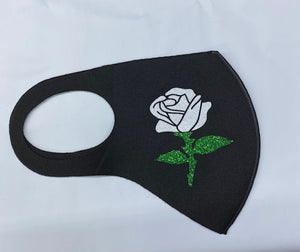 Links Glitter Rose Mask