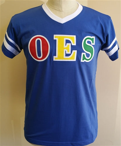 OES Tee VNeck Stripes