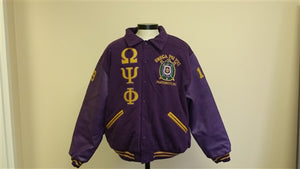 Omega Varsity Jacket (Size Up)