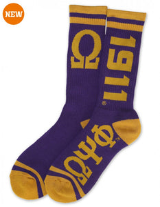 Omega Psi Phi Socks