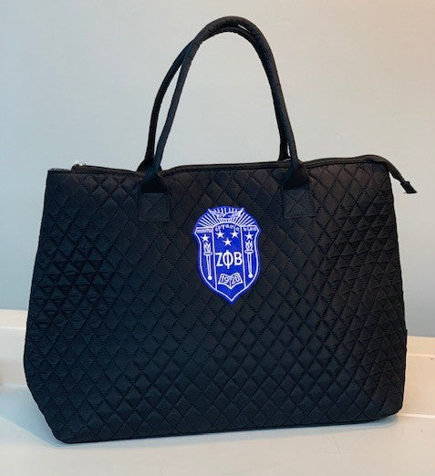 Zeta Quilted Tote Bag