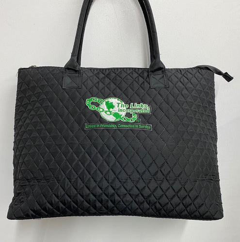 LINKS Quilted Tote Bag