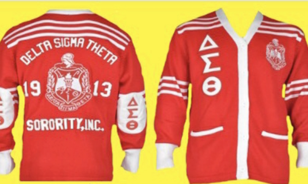 Delta Sigma Theta Letterman Cardigan