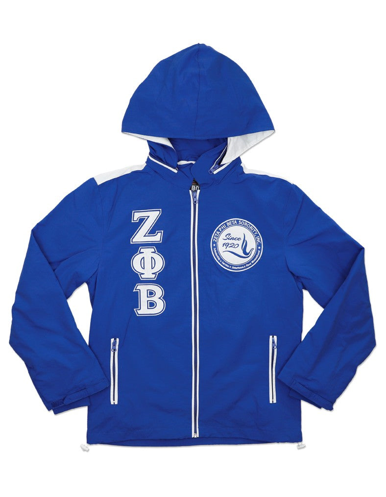 Zeta Phi Beta Windbreaker Jacket – Greek Apparel and More