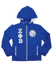 Load image into Gallery viewer, Zeta Phi Beta Windbreaker Jacket
