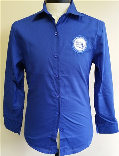 Zeta Button Collar Shirt (Size Up)