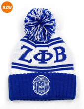 Load image into Gallery viewer, Zeta Phi Beta Beanie with Ball