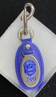 Zeta Leather Key Fob