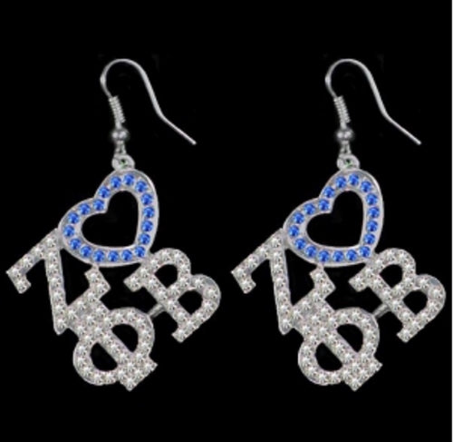 Zeta heart Earrings