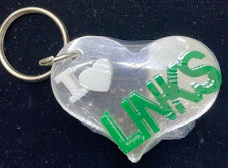 Links Heart Keychain