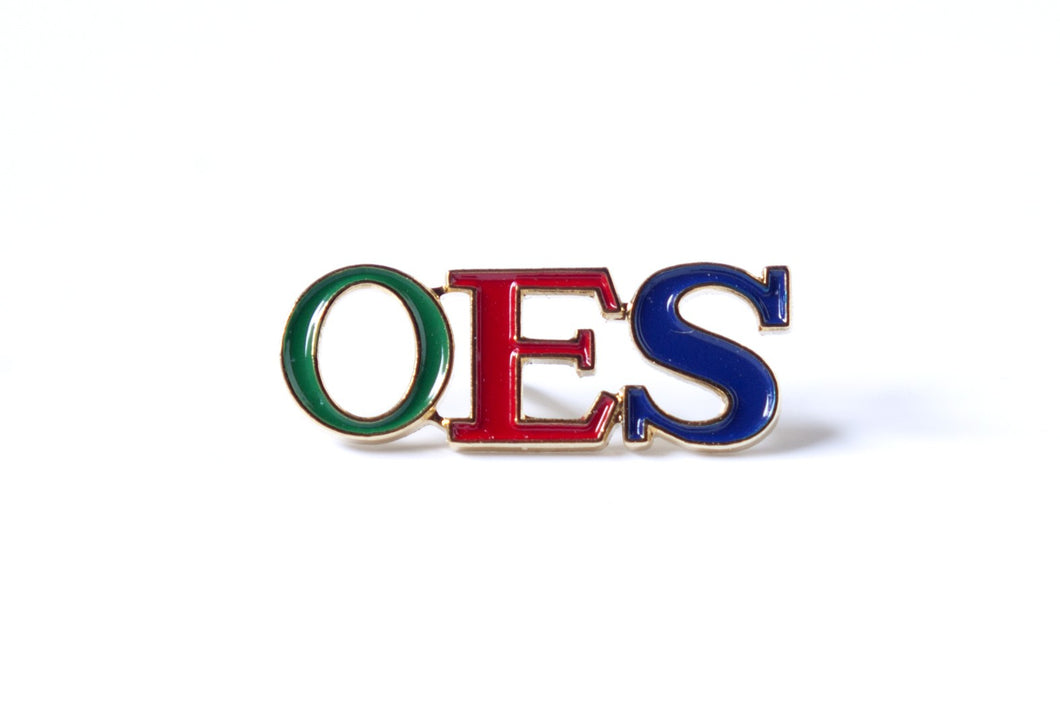 OES 3 Letter Color Pin