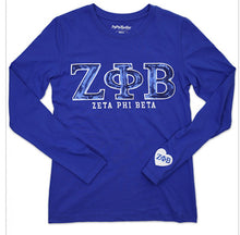 Load image into Gallery viewer, Zeta Long Sleeve Sequin Tee  (Size Up)